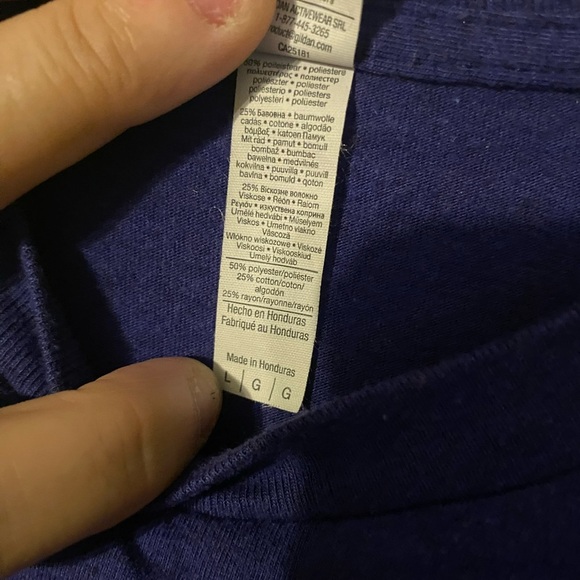 American Apparel Blue Short Sleeve Tee men’s size  L - Picture 4 of 6